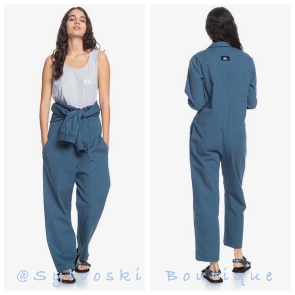 🔥 Quiksilver Womens - Long Sleeve Jumpsuit for Women NWT - Picture 2 of 6